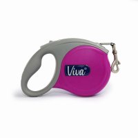 Viva Large Dog Retractable Lead 5M - Purple