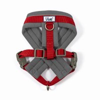 Ancol Viva Padded Harness Dog Red Medium 41-53cm