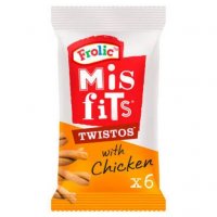 Misfits Twistos Dog Treats with Chicken 105g