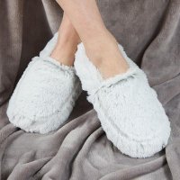 Warmies Marshmallow Slippers - Grey