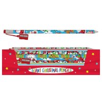Festive Wonderland Giant Christmas Pencil - Assorted