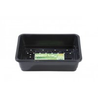 Garland Small Seed Tray With Holes - Black