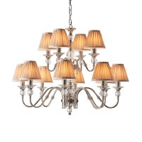 Endon Polina nickel 12lt Pendant