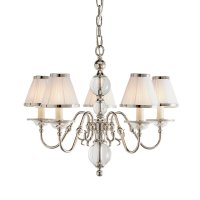 Endon Tilburg nickel 5lt Pendant