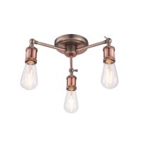 Hal 3light Semi Flush ceiling light