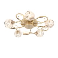 Aherne 5 Light Semi Flush Ceiling Light