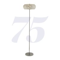 Searchlight Marilyn 3 Light Chrome Floor Lamp W Crystal Glass And Crystal Sand Diffuser