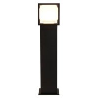 Searchlight Athens Outdoor Led Post, Die Cast With Opal Shade