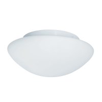 Searchlight Tokyo Bathroom Flush White Glass 35cm Dia