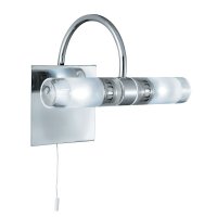 Searchlight Austin Bathroom Ip44 (G9 LED) 2 Light Clear/Frosted Glass Chrome