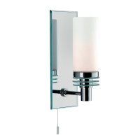 Searchlight Lambeth- Bathroom-1Lt(G9 LED)Cc/Glass Mirrored Backplate Wb Ip44