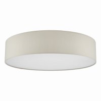 Cierro 6 Light Flush Taupe With Diffuser 80cm