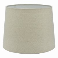 Cane Natural Linen Tapered Drum Shade 25cm
