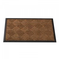 Outside In Opti-Mat Rubber Backed 75 x 45cm - Chestnut Chequered