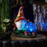 Smart Solar Woodland Wizard Ornament