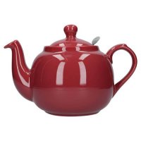 London Pottery Farmhouse Filter 6 Cup Teapot Red