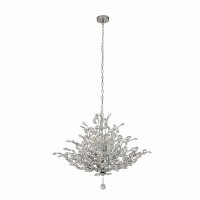 Searchlight Bouquet 11 Light Ceiling Pendant Chrome & Crystal Glass