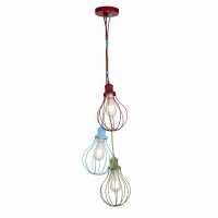 Searchlight Novelty Balloon 3 Light Ceiling Pendant Coloured Metal