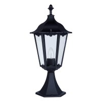 Searchlight Alex Outdoor Post Lamp - Small 1Lt Black  Ht55