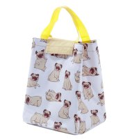 Puckator Fold Over Cool Bag Lunch Bag - Mopps Pug