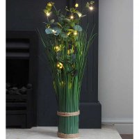 Faux Decor Faux Bouquet In-Lit Eucalyptus Verde