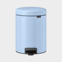 Brabantia NewIcon 5 Litre Pedal Bin in Dreamy Blue