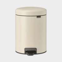 Brabantia newIcon 5 Litre Pedal Bin in Soft Beige