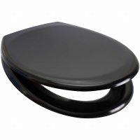 Rainbow Soft Toilet Seat Black