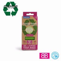 Ancol Recycled Scented Dog Poop Bags - 60 Refills