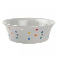 Zoon Flared Ceramic Bowl 15cm - Polka Dot