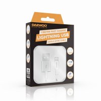 Daewoo 1M Fast Charge Lightning USB Data & Sync Cable - iPhone