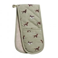 Sophie Allport 100% Cotton Double Oven Glove - Spaniels