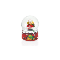 Premier Decorations Snowman Waterglobe with Tree & Star Base 65mm - Assorted