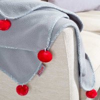 Zoon Grey Plaid Comforter 110 x 100cm