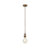 Searchlight Antique Brass Cable Suspension 1.5m Brown Cable