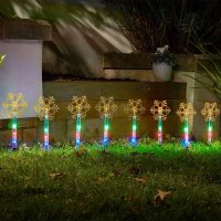 Three Kings SnowDécor Stakes (Set of 8) - Multicoloured