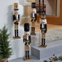 Three Kings Black & Gold Nutcracker XL - Assorted