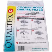 Qualtex Cooker Hood Grease Filter - x2 Filters