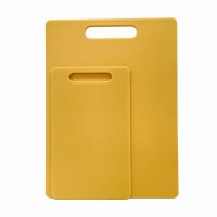 Fusion Twist 2 Pack Small & Large Chopping Board Set - Yellow