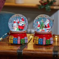 Three Kings Musical SantaGifts SnowSphere 10cm - Assorted