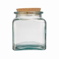 &Again Recycled Glass Storage Jar 1.5l
