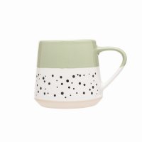 Siip Dipped Dotted Mug Sage