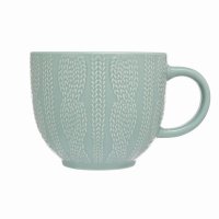 Siip Fundamental Embossed Knit Mug - Turquoise
