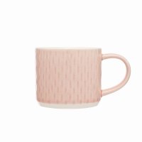 Siip Embossed Teardrop Mug Pink