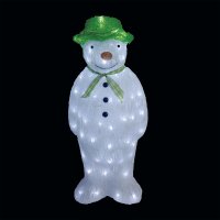 SnowTime Acrylic LED Decoration 55cm - The Snowman