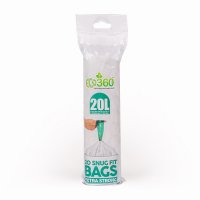 Eco360 Extra Strong Kitchen Drawstring Bin Liners -20L (20 Bags)