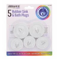 Rysons 5 Rubber Sink And Bath Plugs