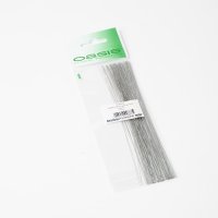 Oasis Floral Pre-Packed Stub Wire 18cm X 0.32mm - Silver