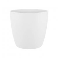 Elho Brussels Round White Plant Pots - Various Sizes