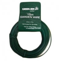 Green Jem 15m Coated Garden Wire